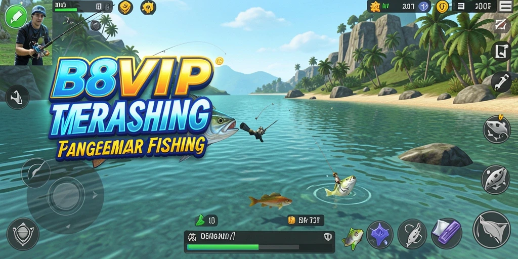 Tampilan gameplay B8VIP dengan pemancingan yang seru dan menegangkan.