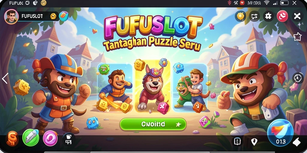 Tampilan gameplay seru di FUFUSLOT yang menantang.