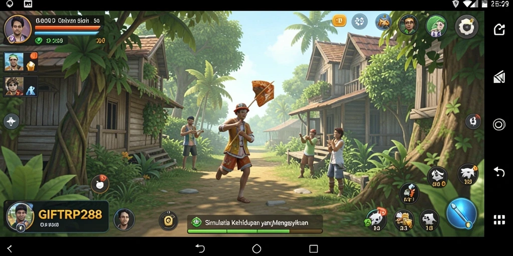 Tampilan gameplay GIFTRP288 yang menarik dan penuh warna.