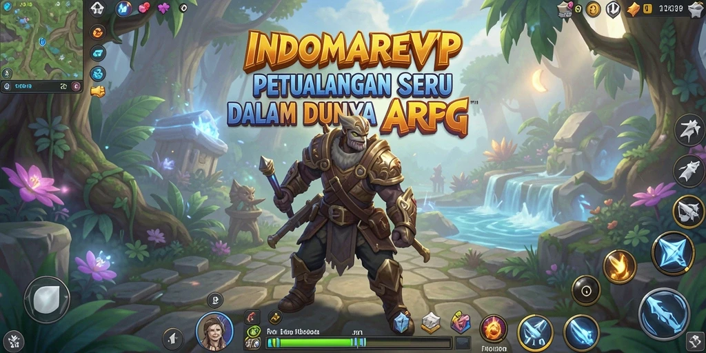 Tangkapan layar gameplay INDOMAREVIP menampilkan pertarungan dinamis yang memukau.