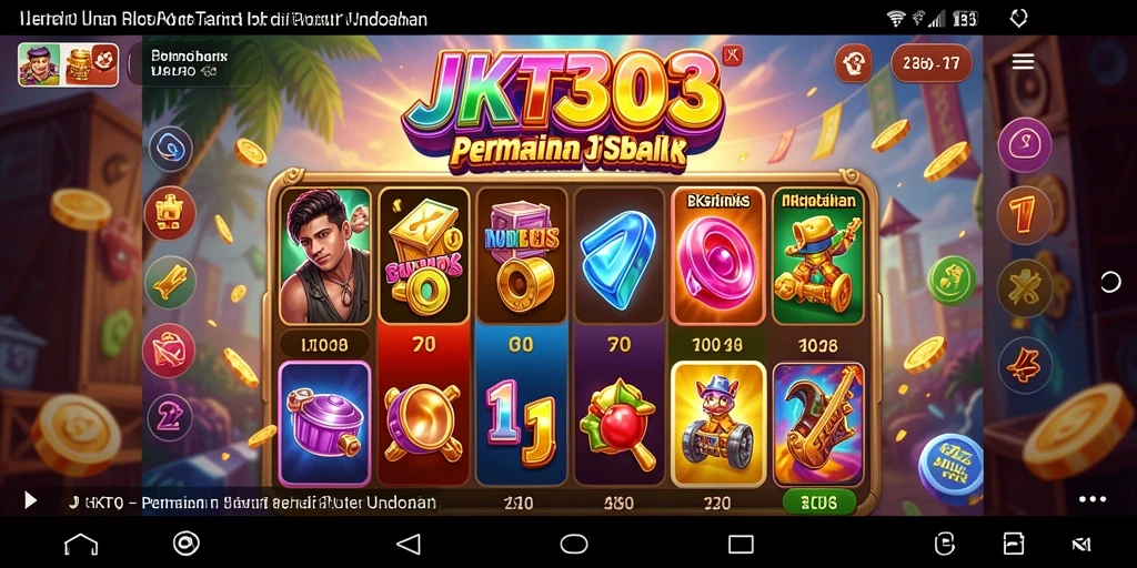 Tampilan screenshot gameplay JKT303 yang menarik dan menghibur.