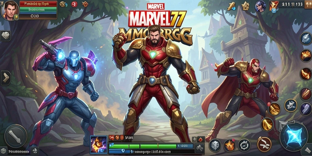 Tampilan gameplay MARVEL77 yang seru dalam petualangan MMORPG.