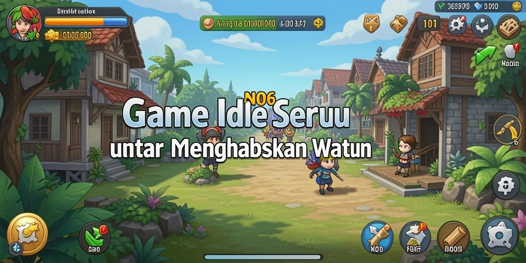 Tampilan gameplay N06 yang menarik dalam mode Idle.