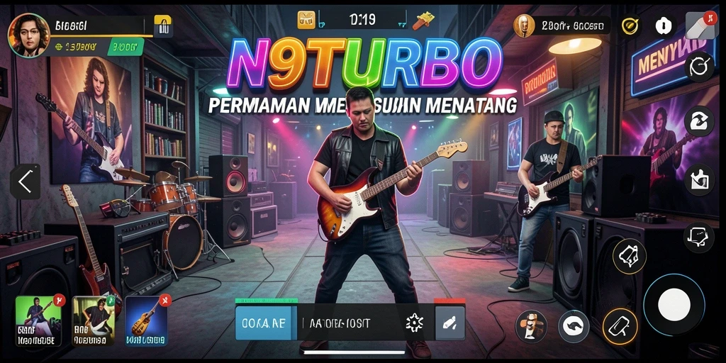Tampilan gameplay N9TURBO yang seru dan interaktif.