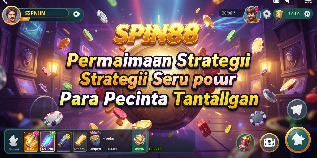 Tangkapan layar gameplay SPIN88 menampilkan pertempuran strategi yang mendebarkan.