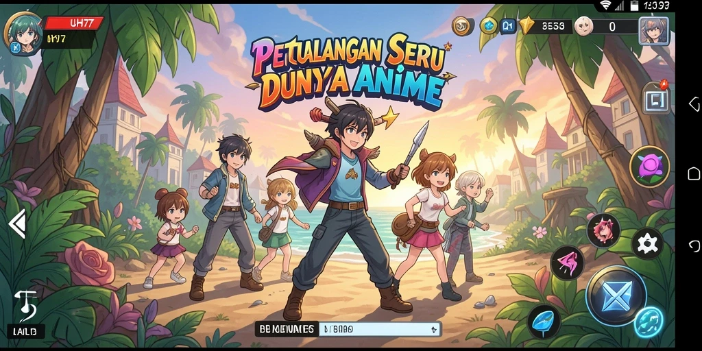 Gameplay menarik dalam dunia Anime yang penuh aksi.